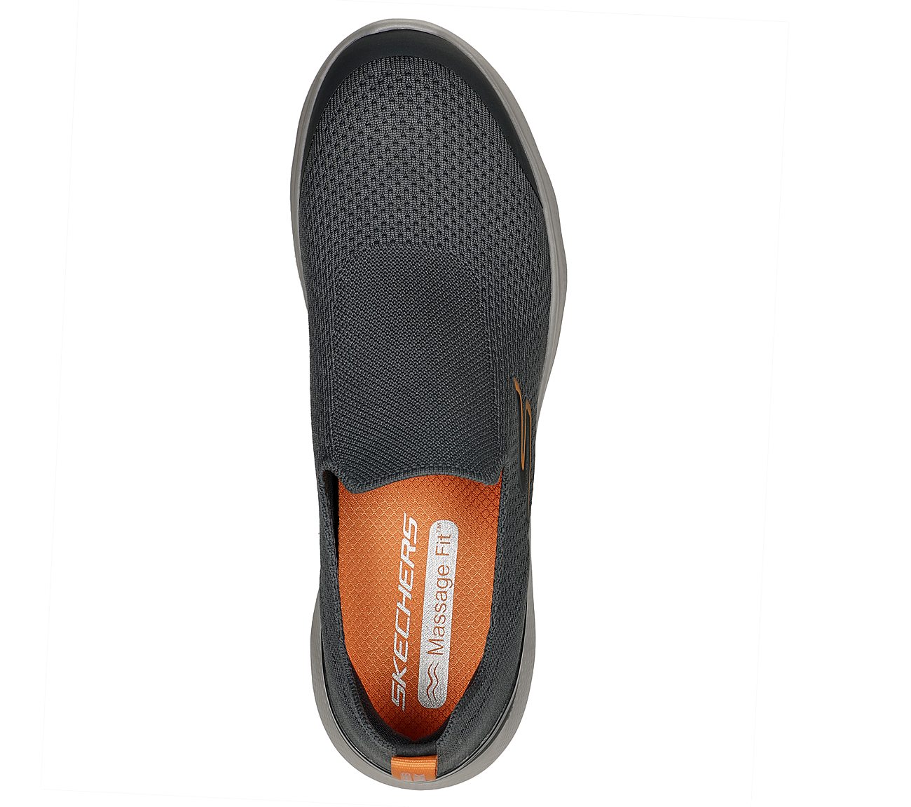 GO WALK MASSAGE FIT - TIDAL, CCHARCOAL Footwear Top View