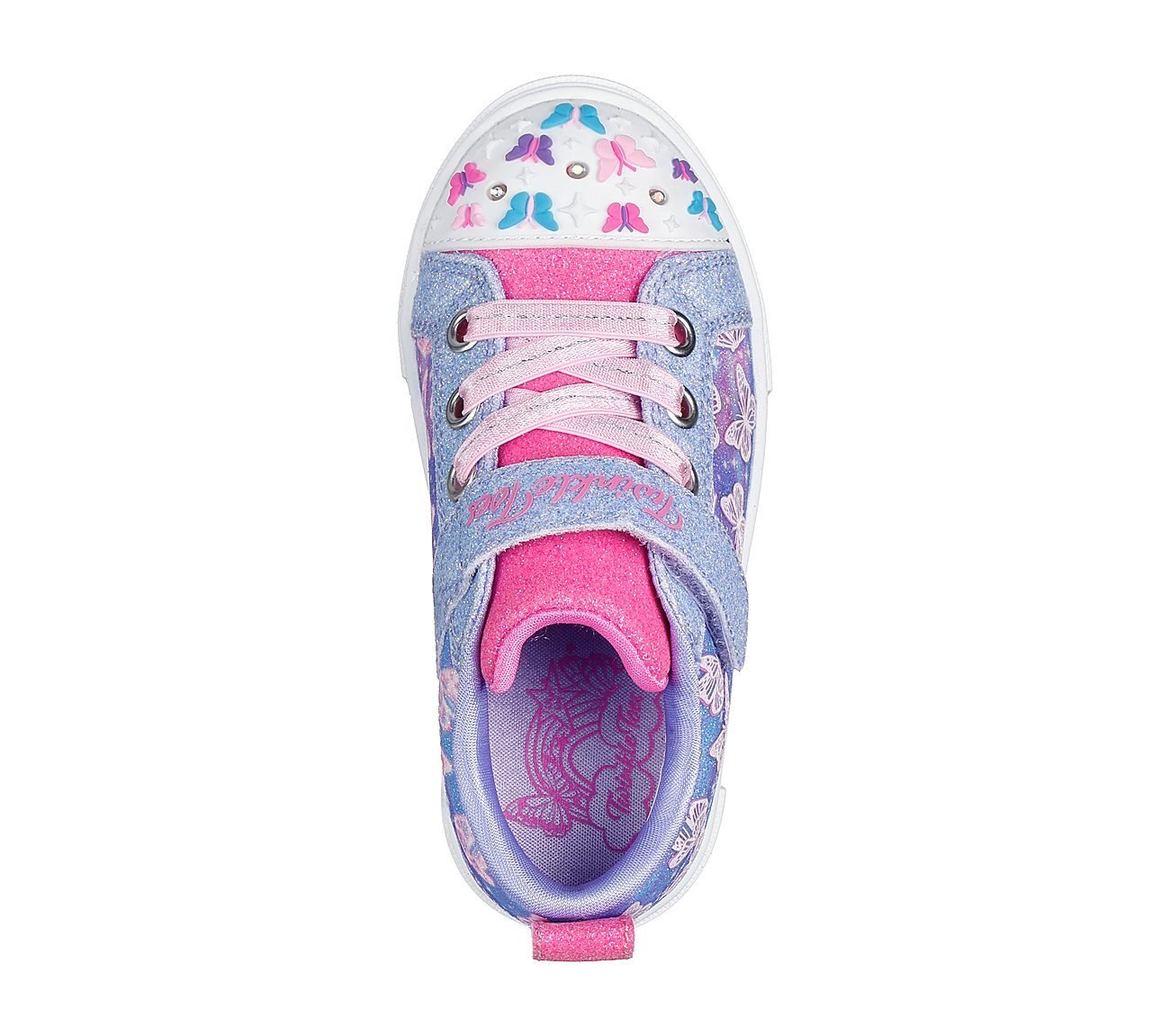 TWINKLE SPARKS - OMBRE FLUTTE, LAVENDER/MULTI Footwear Top View