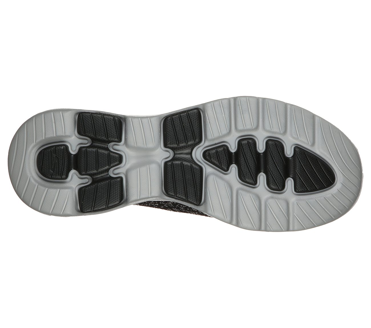 GO WALK 5-MERRITT, CHARCOAL/ORANGE Footwear Bottom View