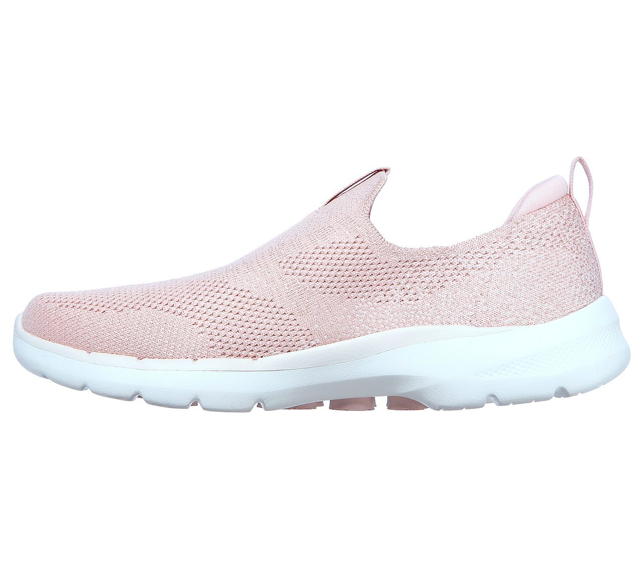 GO WALK 6 - GLIMMERING, LLLIGHT PINK Footwear Left View