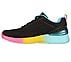 SKECH-AIR DYNAMIGHT-VIVID MOD, BLACK/MULTI Footwear Left View