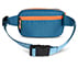 SKECHERS COLORBLOCK WAISTBAG, TURQ/ORG