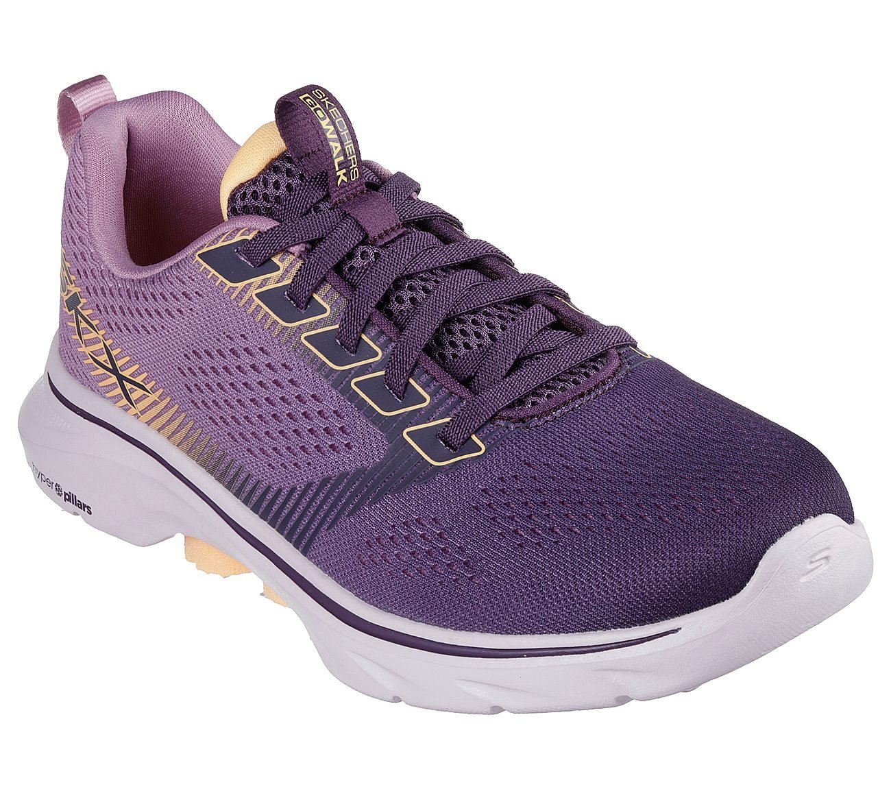 GO WALK 7, PLUM Footwear Top View