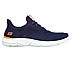 INGRAM - BREXIE, NAVY/ORANGE Footwear Right View