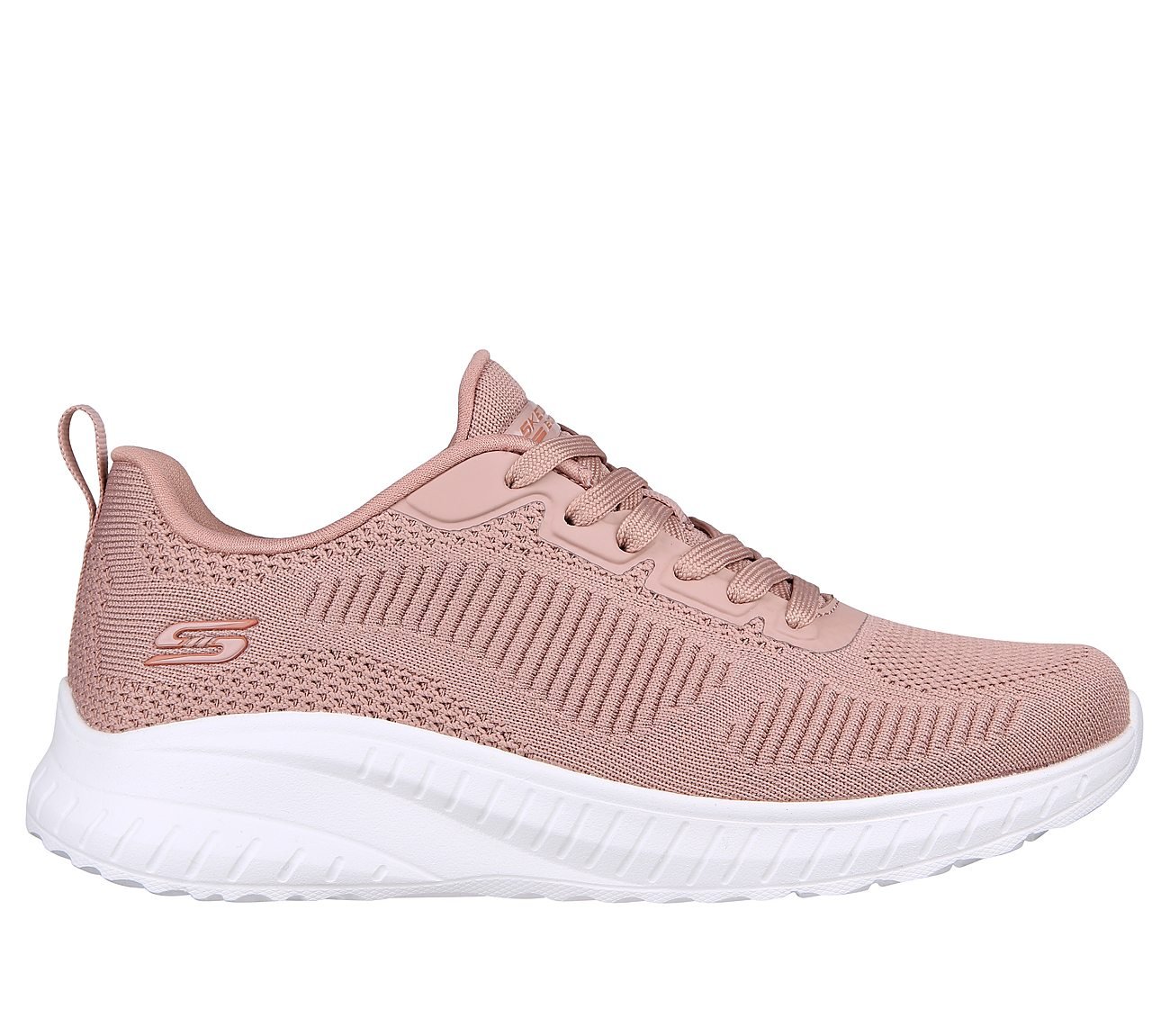 BOBS SQUAD CHAOS, BLUSH Footwear Lateral View
