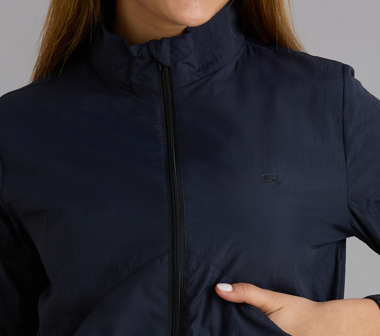 ALL WEATHER JACKET, NAVY Apparel Right View