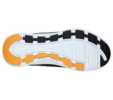 D'LUX WALKER -, BLACK/WHITE Footwear Bottom View