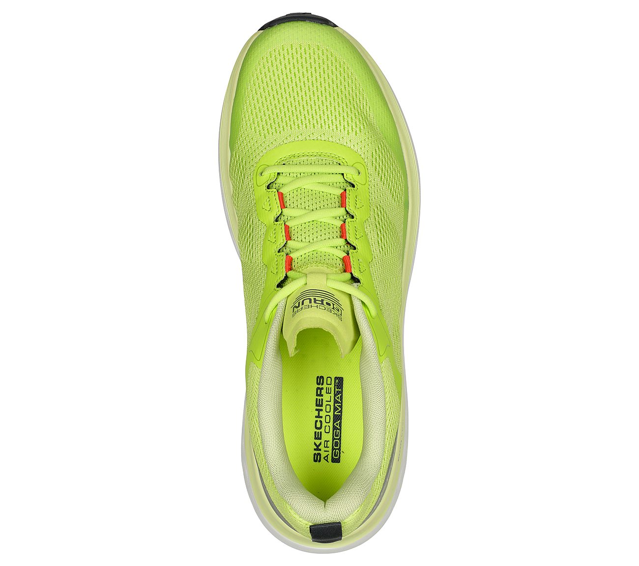 MAX CUSHIONING DELTA, LIME Footwear Top View