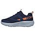 GO RUN ELEVATE, NAVY/ORANGE Footwear Left View