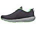 GO RUN PURE 3, CHARCOAL/LIME Footwear Left View