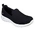 GO WALK JOY-DARING, BLACK/WHITE Footwear Lateral View