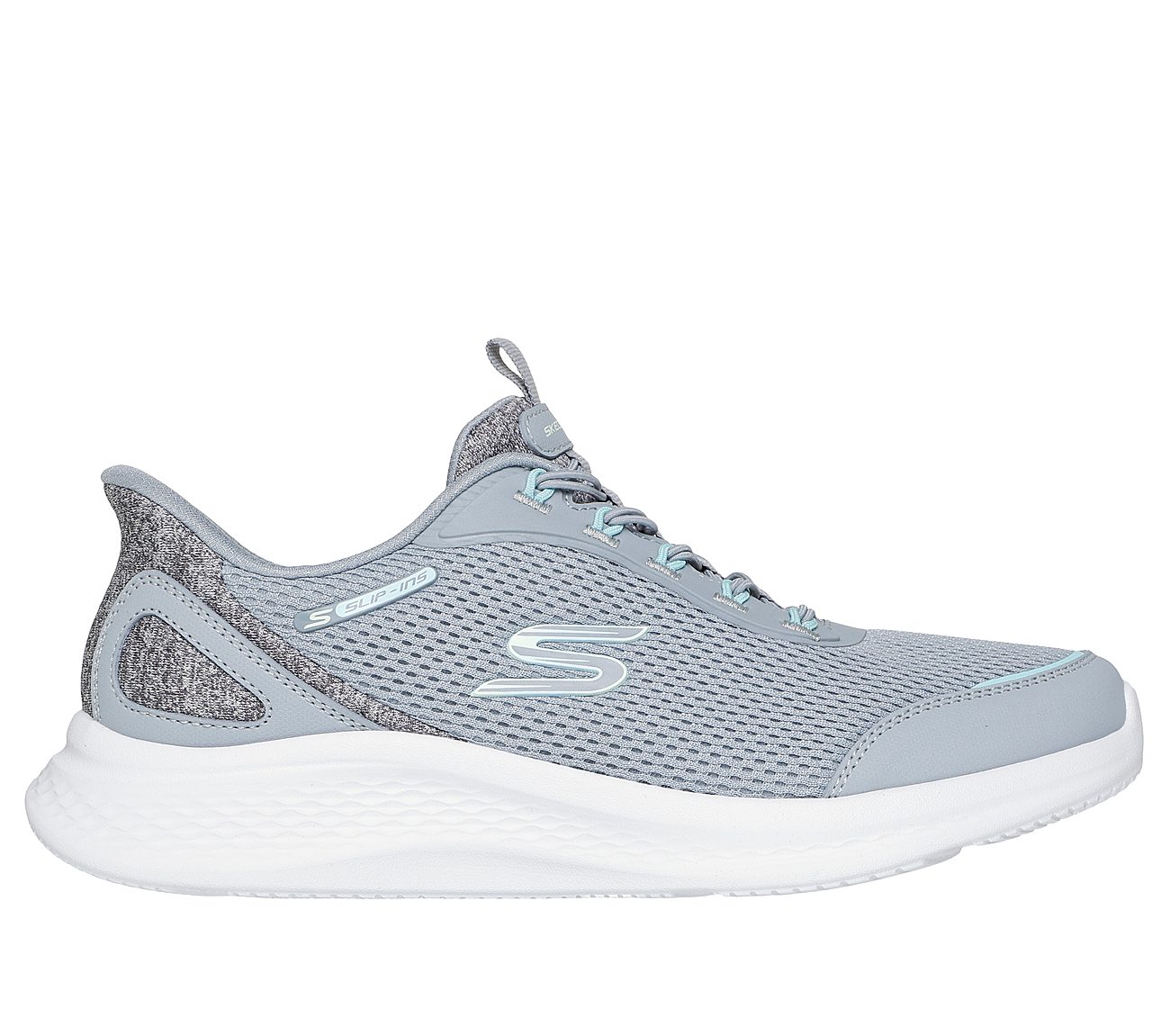 SKECH - LITE PRO 2.0 - RADIANT PA, GRAY Footwear Lateral View