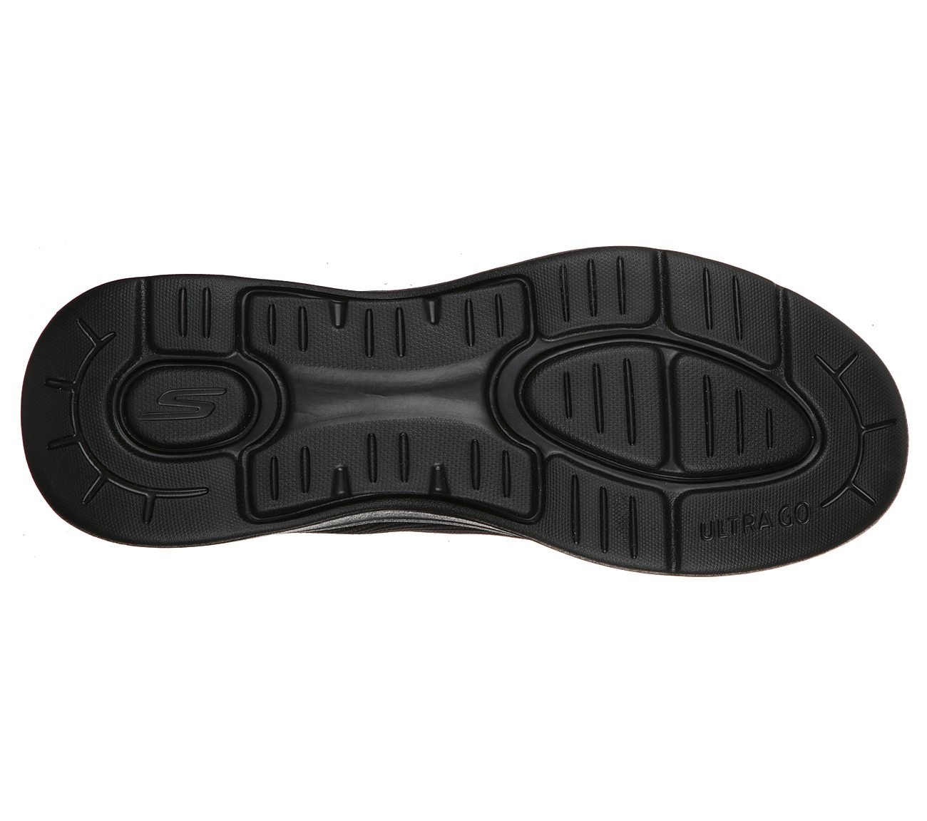 GO WALK ARCH FIT - ICONIC, BBLACK Footwear Bottom View