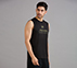 SMOKE EFFECT PICKLEBALL TANK, BLACK