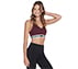 GOFLEX JACQUARD BRA, PURPLE