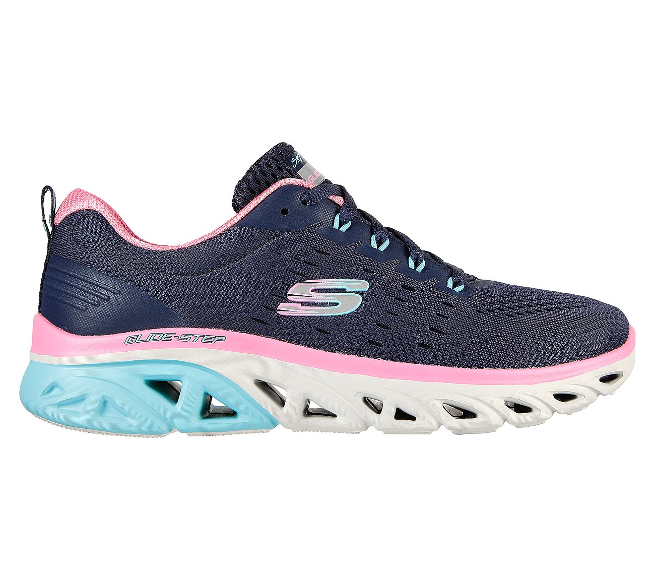 GLIDE-STEP SPORT-NEW APPEAL, NAVY/MULTI Footwear Right View