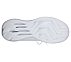 GO RUN FAST - QUICK STEP, WHITE/LAVENDER Footwear Bottom View