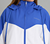 COLOR BLOCKED JACKET, WHITE
