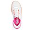 D'LUX VAPOR, WHITE/MULTI Footwear Top View