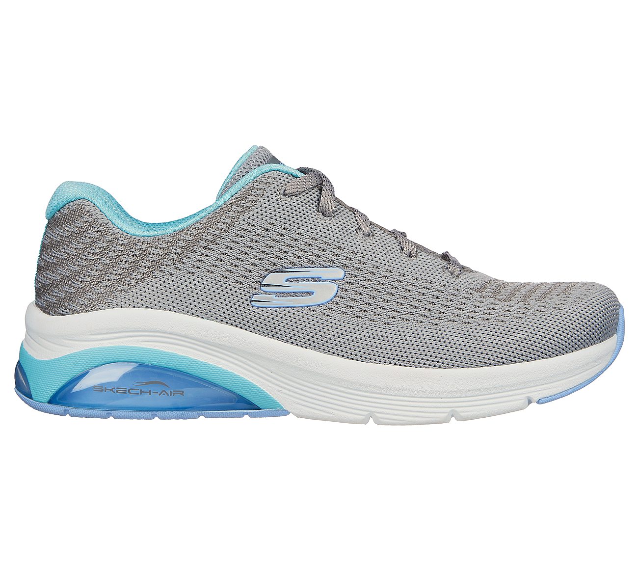 SKECH-AIR EXTREME 2.0-CLASSIC, GREY/MINT Footwear Right View