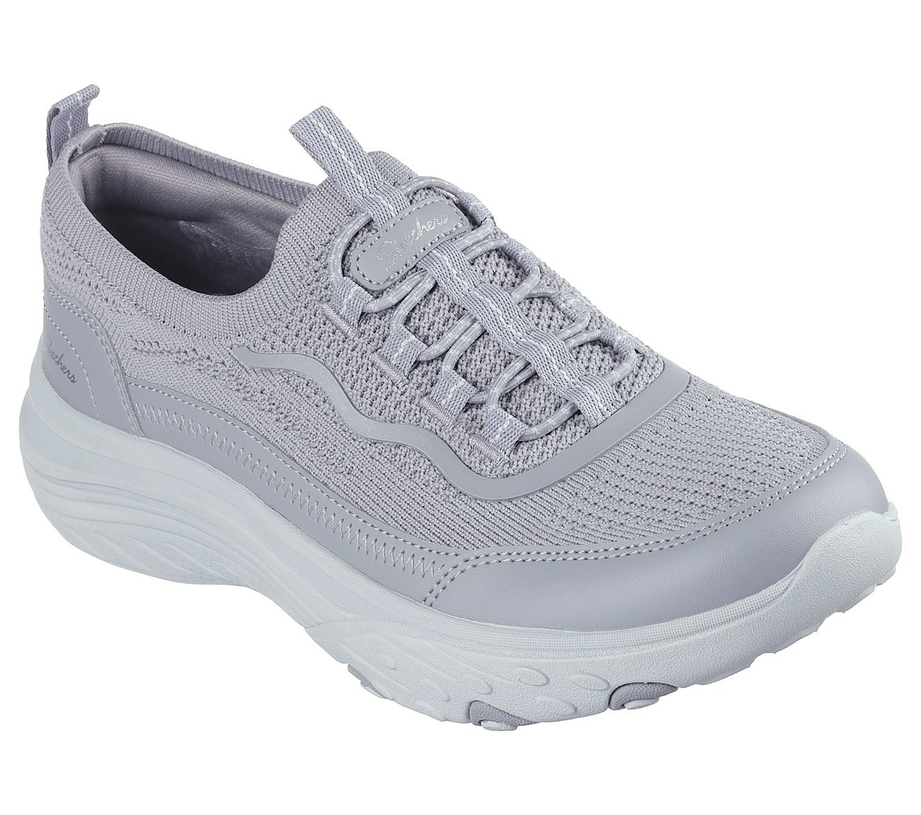 BREATHE EASIER - SUITS HER, GREY Footwear Right View