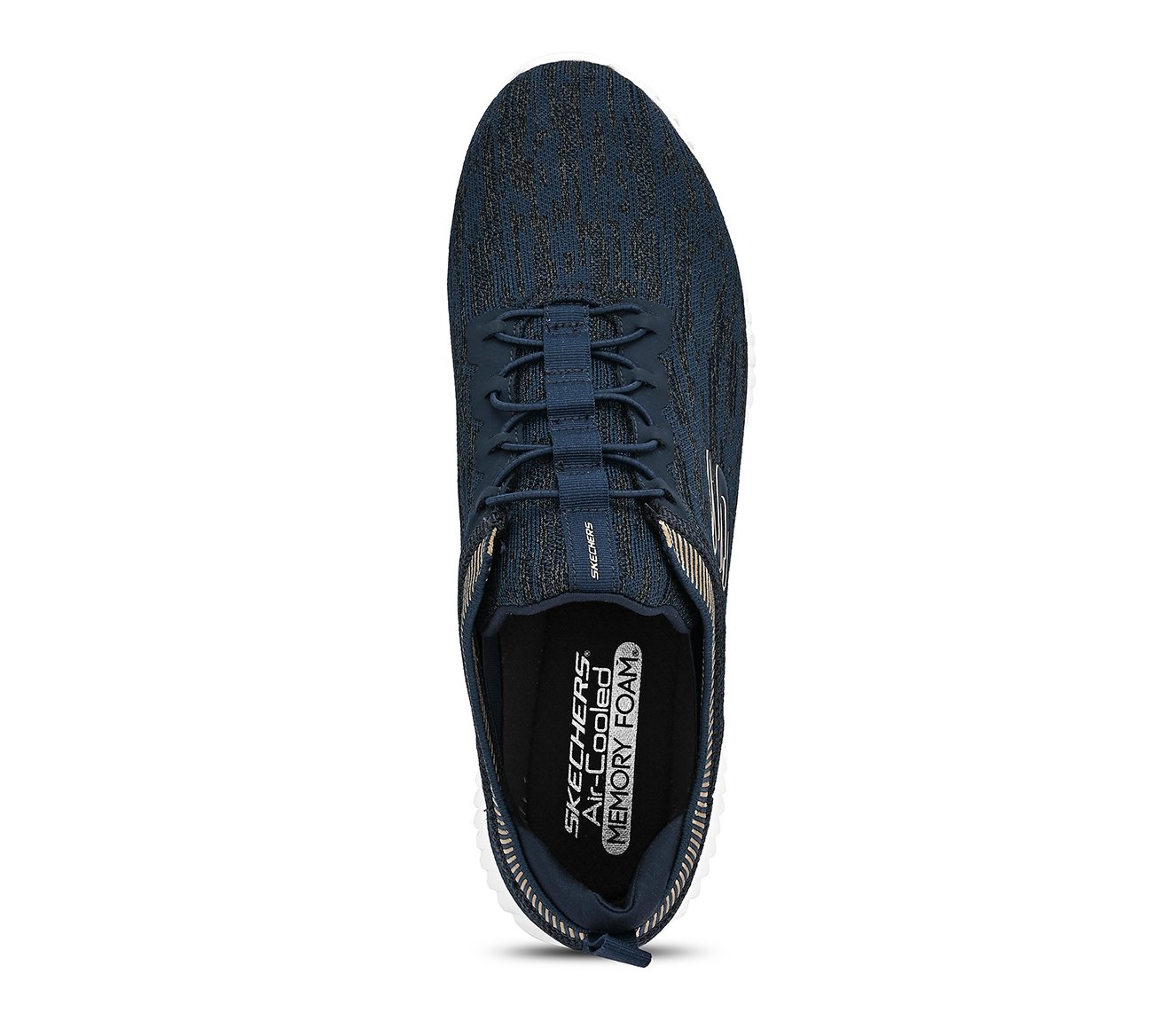 ULTRA FLEX, NAVY/YELLOW Footwear Top View