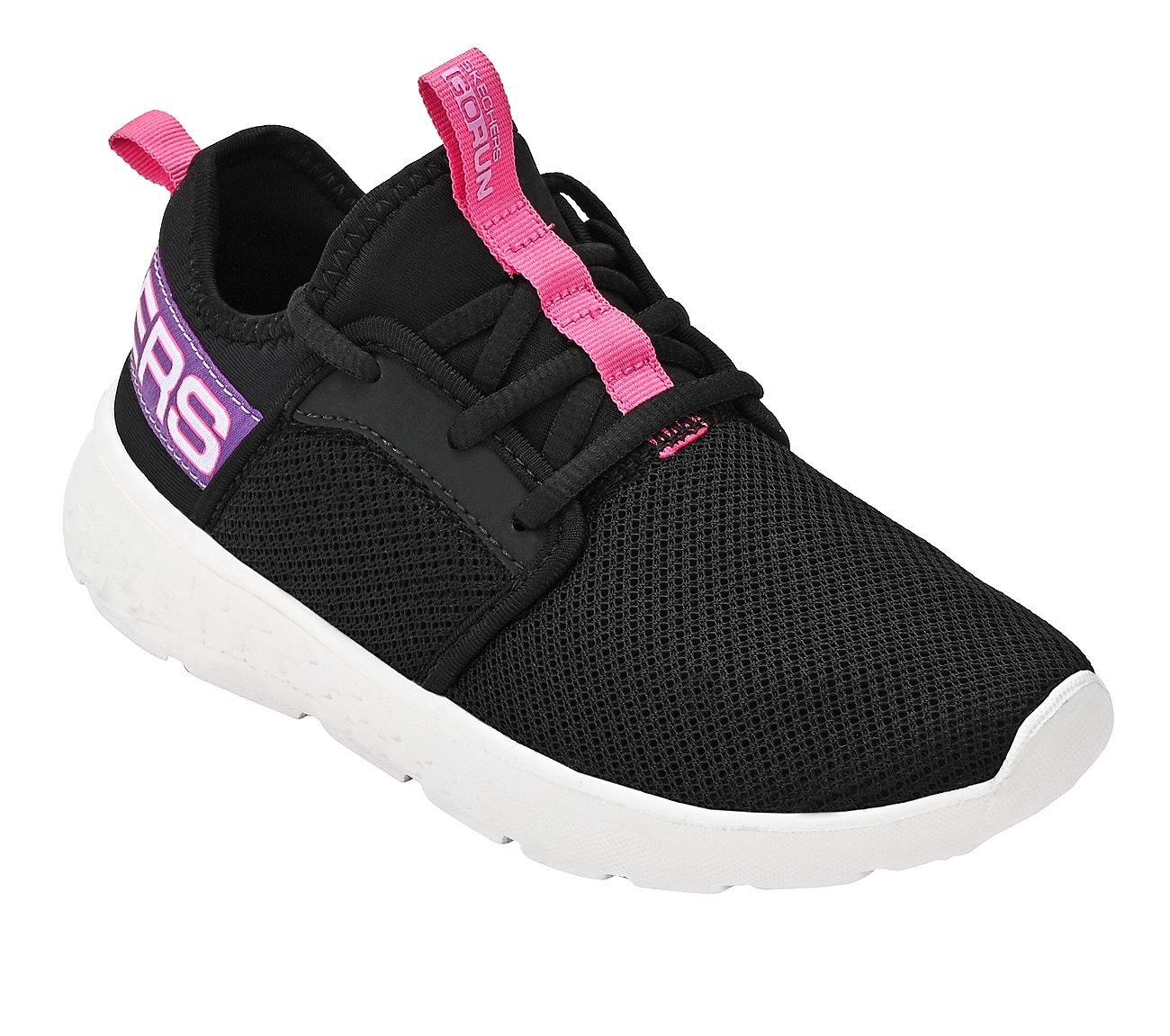 GO RUN 400, BLACK/PURPLE Footwear Right View