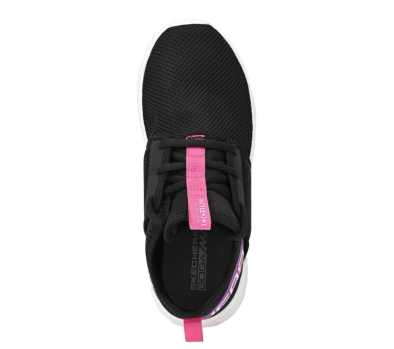 GO RUN 400, BLACK/PURPLE Footwear Top View