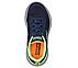 GO RUN 400 V2 - OMEGA, NAVY/LIME Footwear Top View