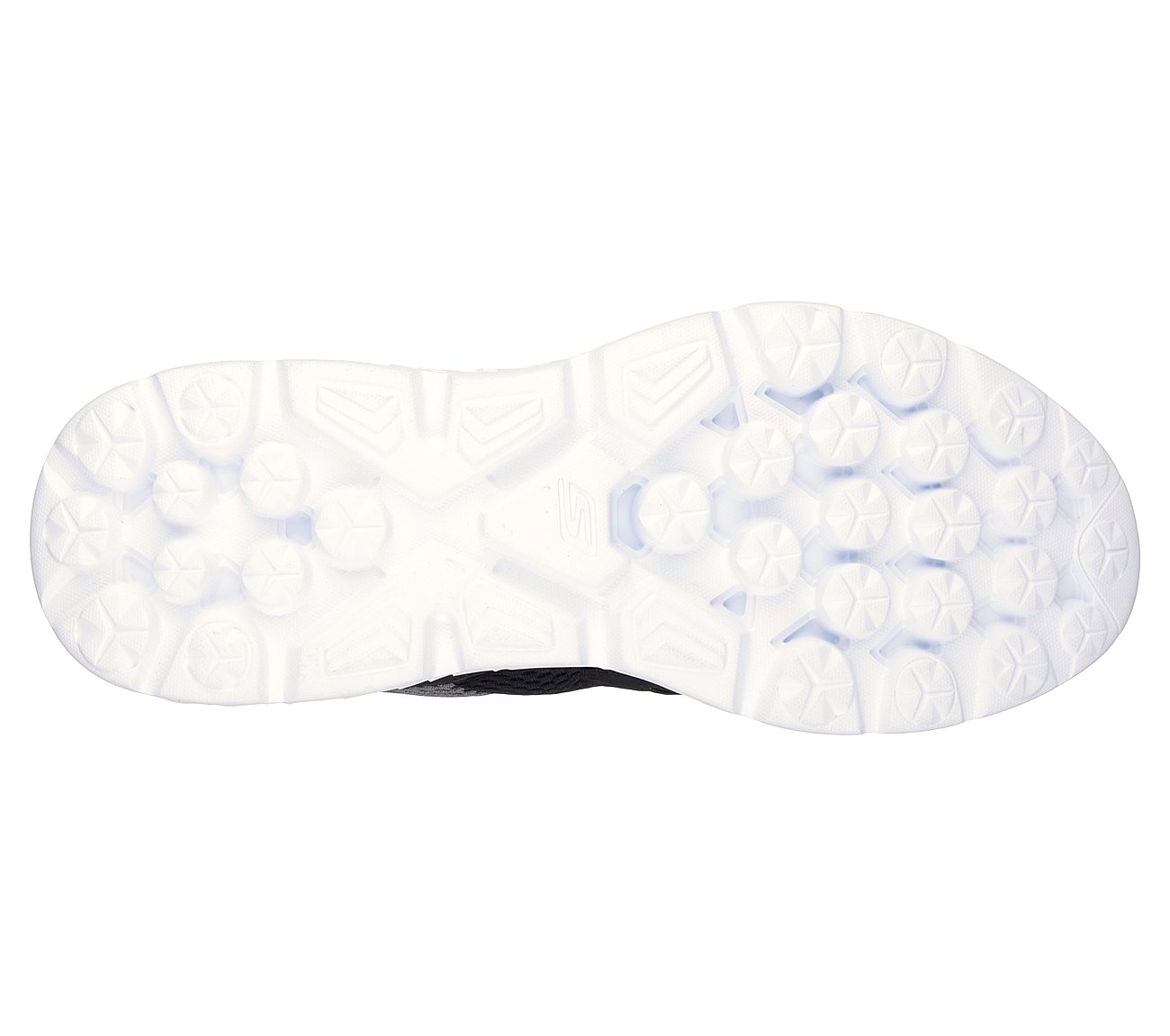 GO RUN 400, BLACK/WHITE Footwear Bottom View