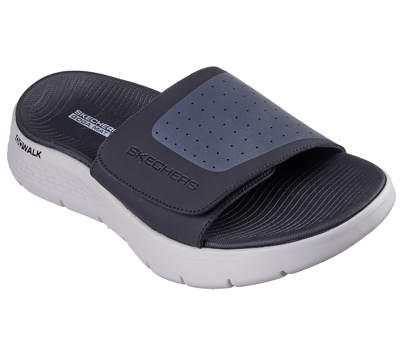 GO WALK FLEX SANDAL, BBBBLACK Footwear Right View