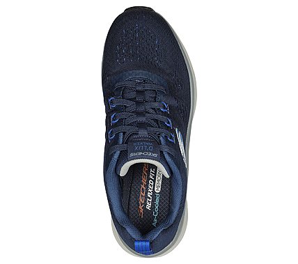 D'LUX WALKER-COMMUTER, NAVY/GREY Footwear Top View