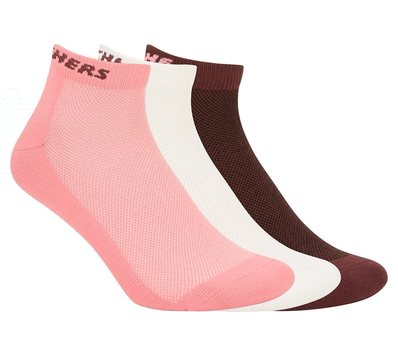 3PK WOMENS JACQUARD NON TERRY ANKLE