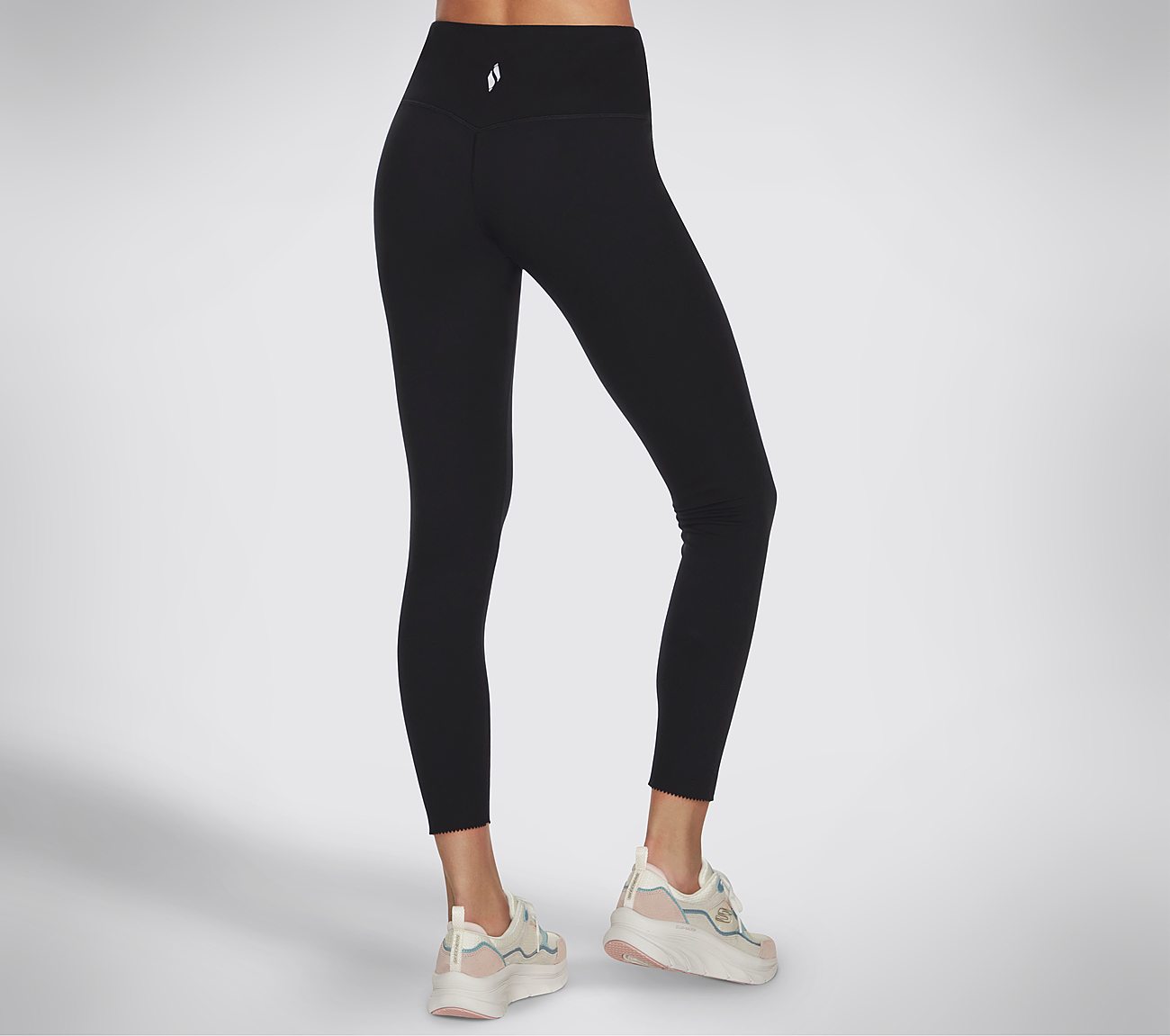 GOSCULPT SCALLOPED HW LEGGING, BBBBLACK Apparels Top View