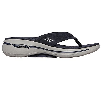 GO WALK ARCH FIT SANDAL - AST, NAVY/GREY Footwear Right View