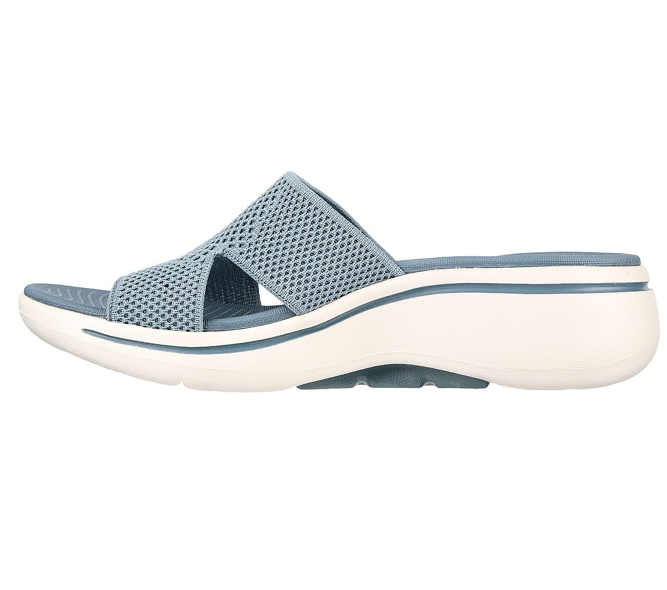 GO WALK ARCH FIT SANDAL - WOR, BLUE Footwear Left View