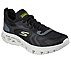 GO RUN GLIDE-STEP FLEX-RADAR, BLACK/LIME Footwear Right View