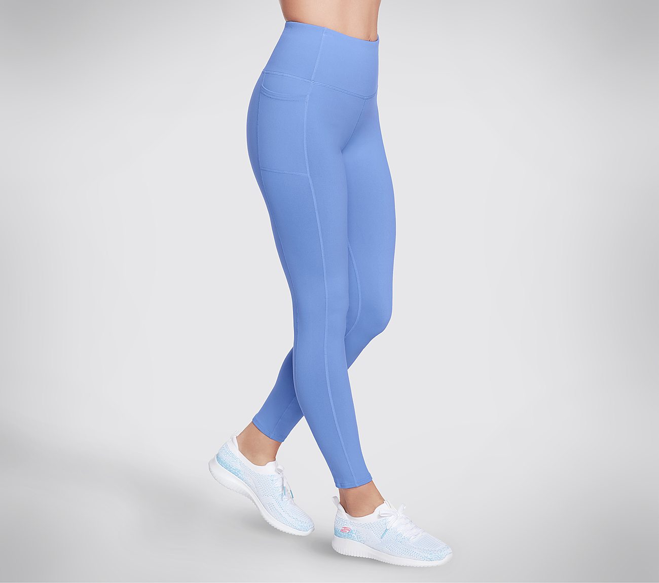 GOWALK HW LEGGING II, PERIWINKLE Apparel Bottom View