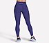SKECHERS ENDURANCE SEAMLESS LEGGING, NAVY/PURPLE Apparels Top View