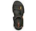 GO WALK ARCH FIT SANDAL-MISSI, OLIVE/ORANGE Footwear Top View