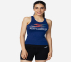 WOMENS ELITE SINGLET, BLUE/WHITE Apparels Lateral View