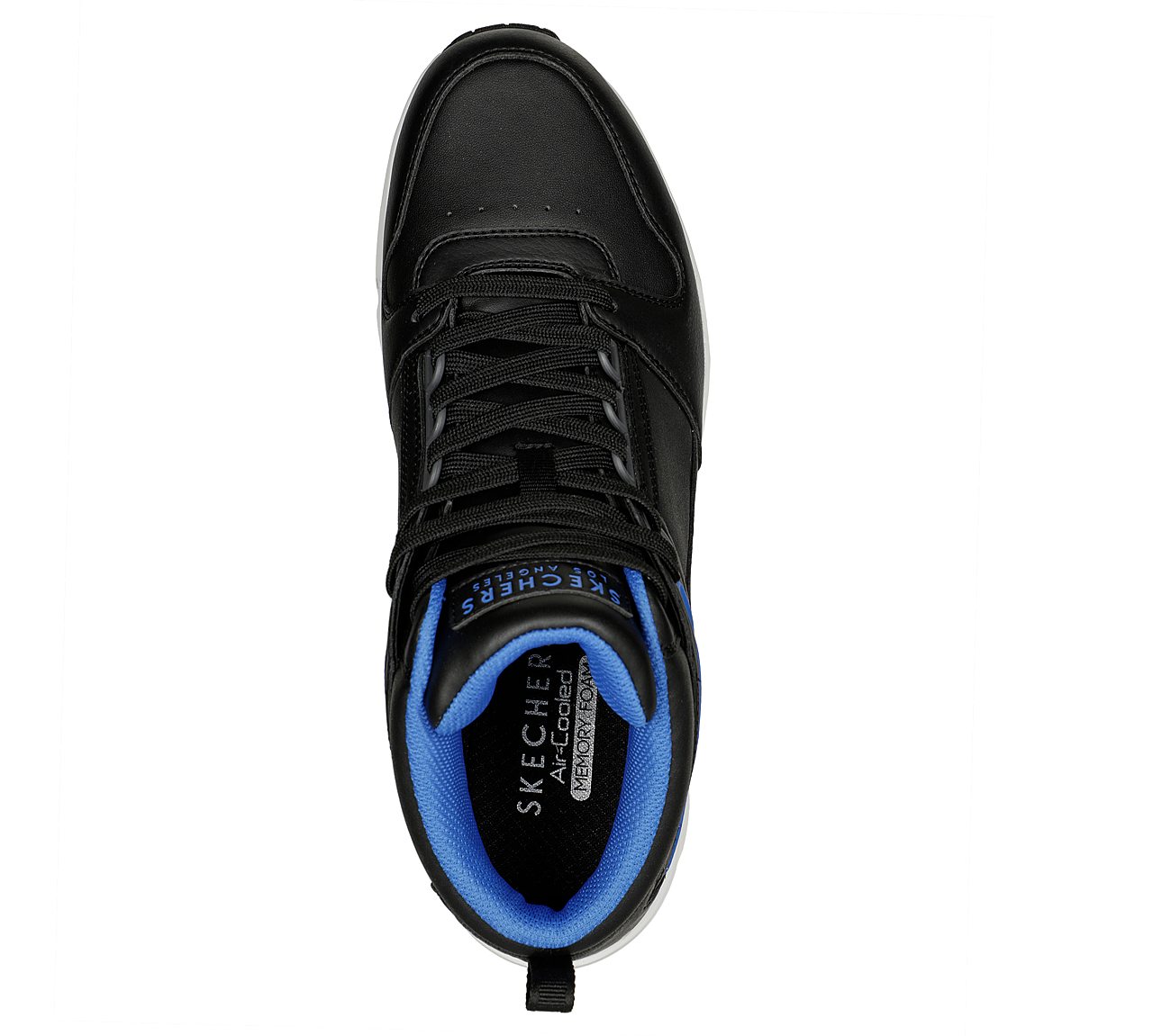 UNO - KEEP CLOSE, BLACK/BLUE Footwear Top View