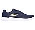 GO RUN 400, NAVY/LIME Footwear Right View
