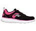 GO RUN 400, BLACK/HOT PINK Footwear Right View