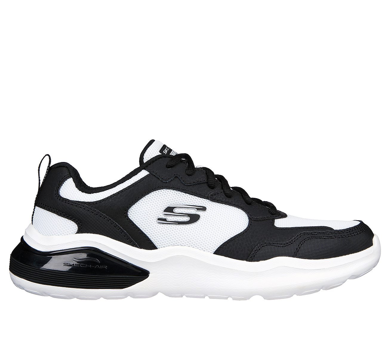 AIR CUSHIONING - BINSON, WHITE BLACK Footwear Lateral View