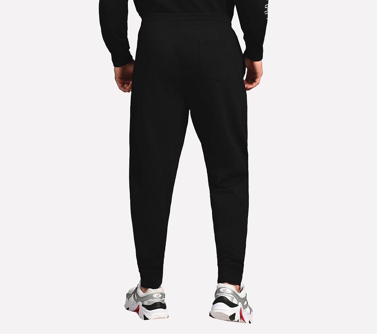 SKECHERS LIFESTYLE JOGGER, BBBBLACK Apparel Left View