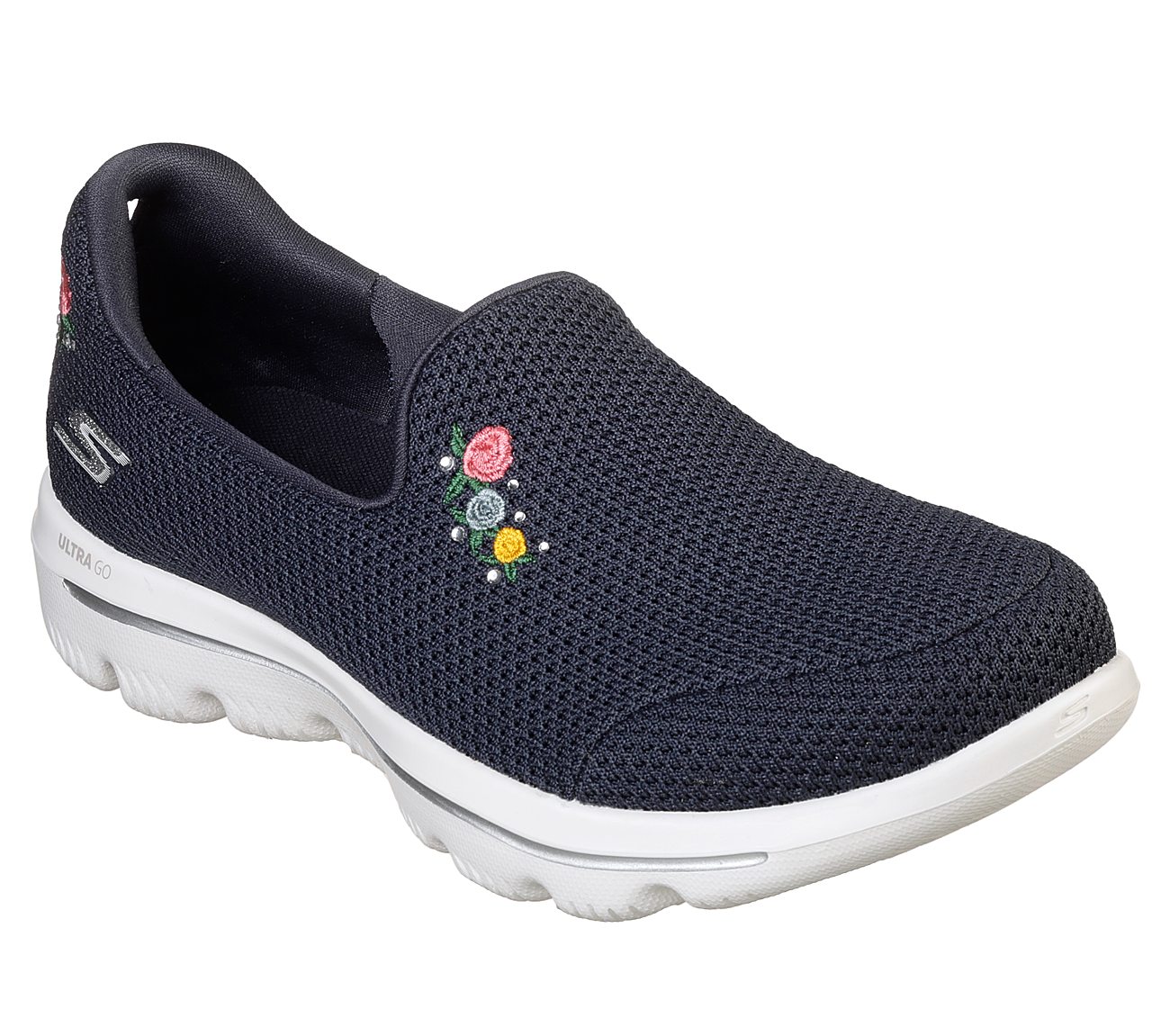 GO WALK EVOLUTION ULTRA-SATIS, NNNAVY Footwear Lateral View