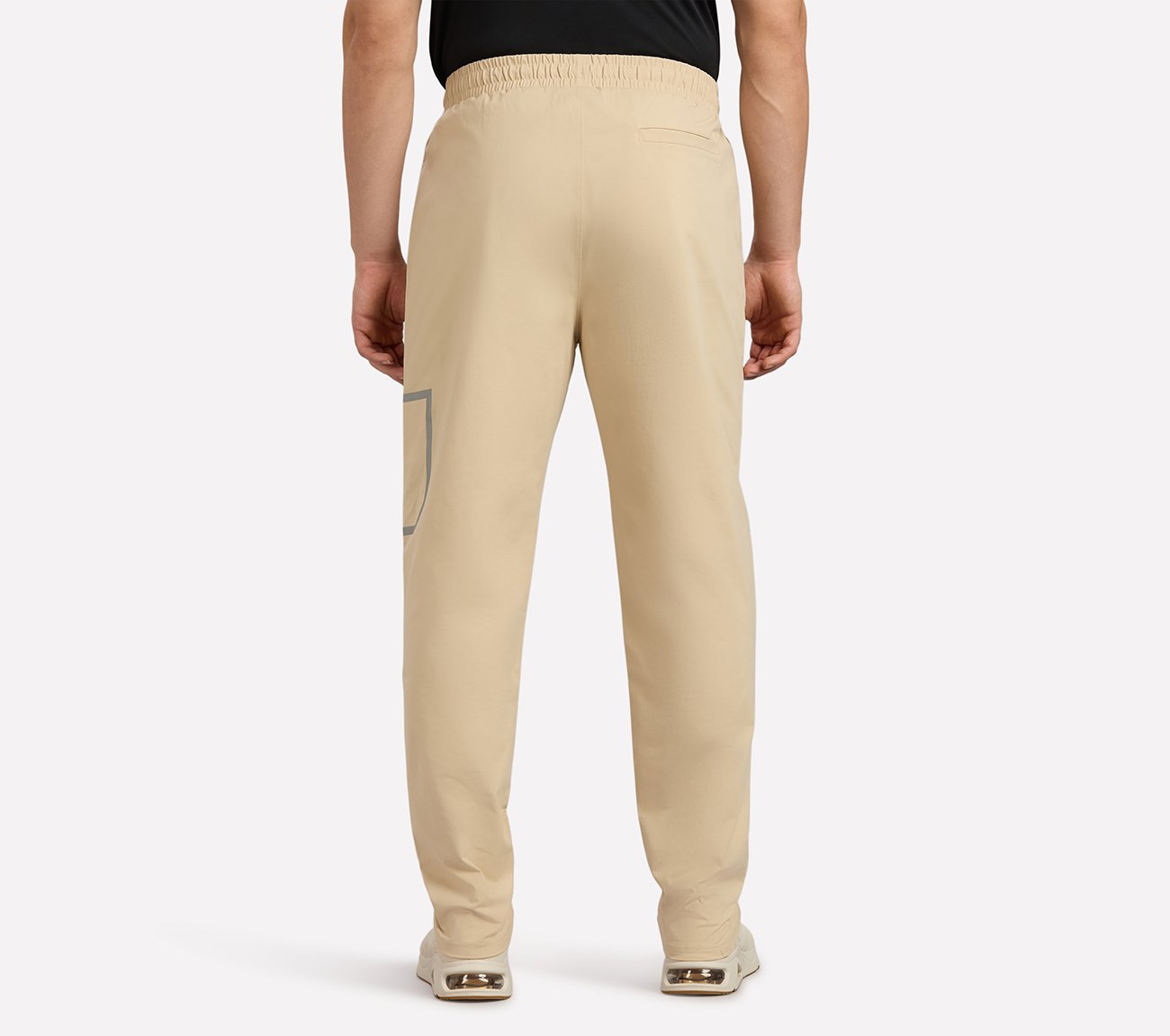 BONDED SIDE POCKET PANTS, NATURAL/BLUE