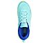 GO RUN MAX ROAD 6, BLUE Footwear Top View