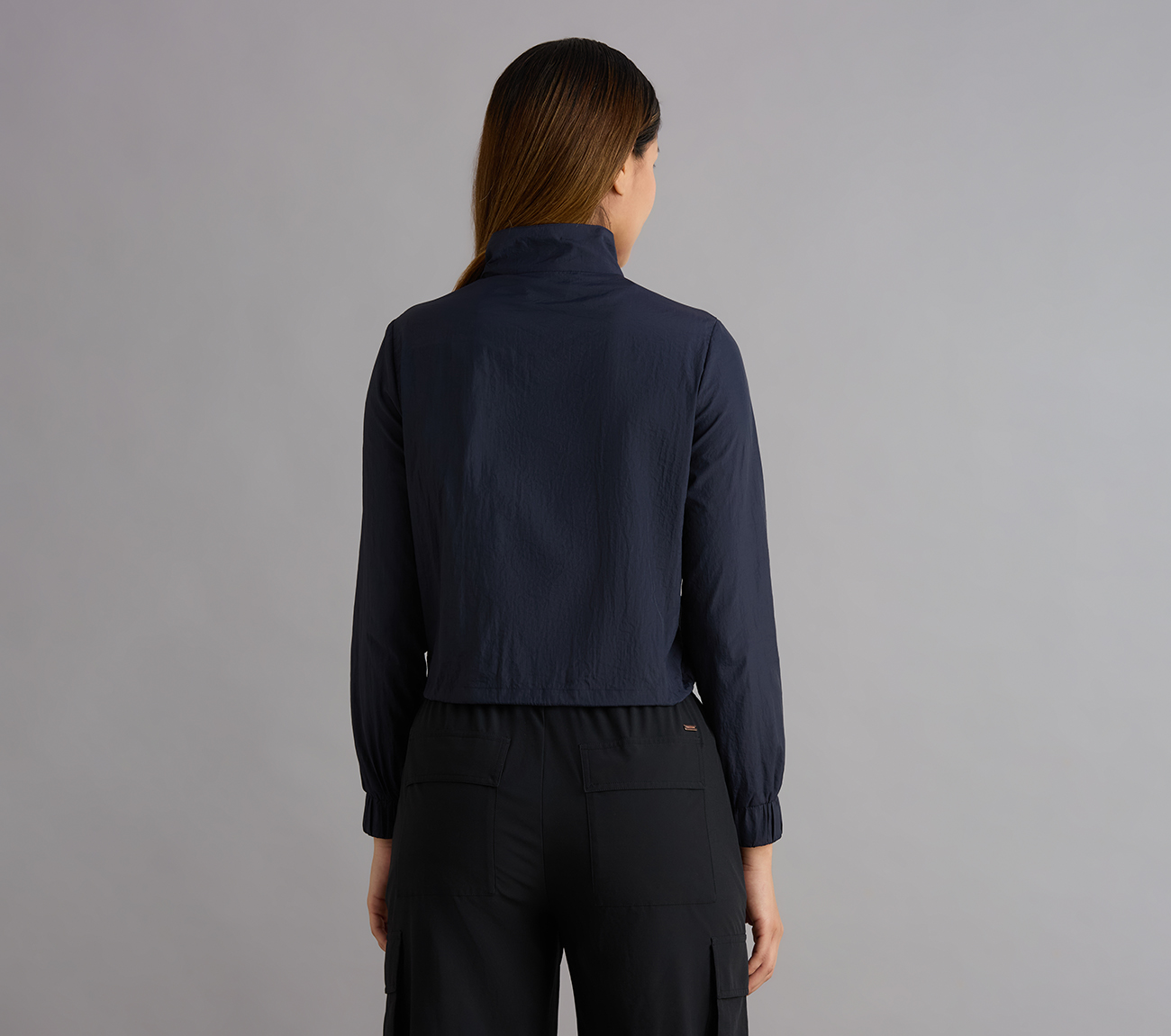 ALL WEATHER JACKET, NAVY Apparel Left View